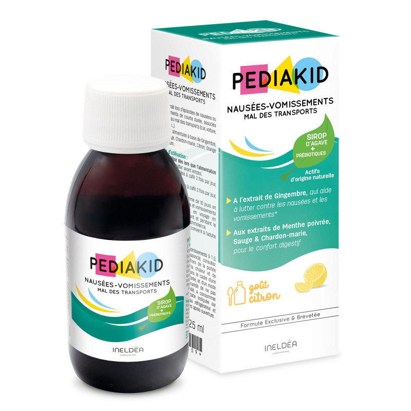 Pédiakid - Sirop Nausées et vomissements enfant - Mal de transport