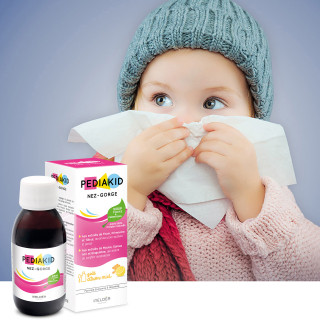 Pédiakid- Nez et gorge - Complément enfant naturel - 125ml Pédiakid- Nez et gorge - Complément enfant naturel - 125ml