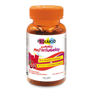 PEDIAKID® Gommes Multivitaminées - 60 gummies