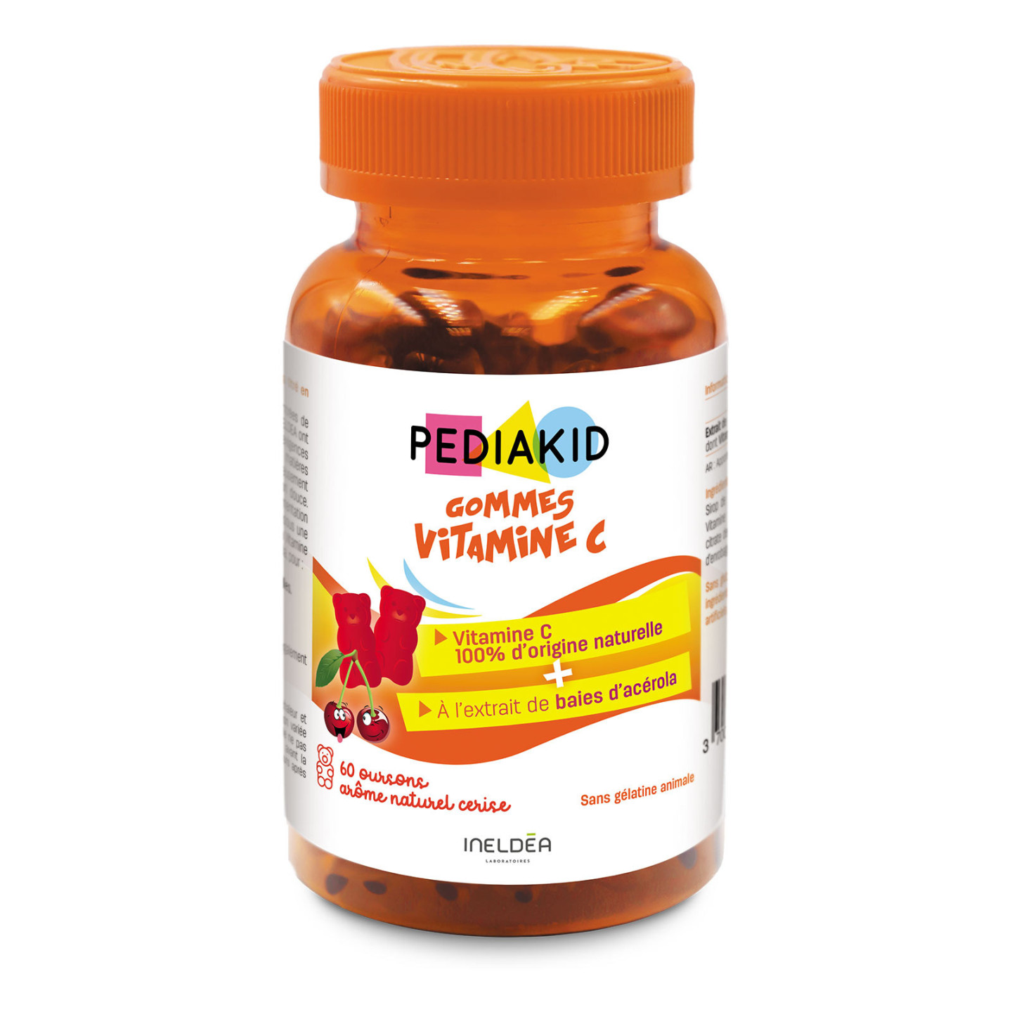 PEDIAKID® Gommes Vitamine C - 60 gummies