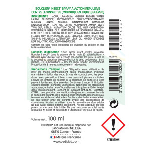 PEDIAKID® BOUCLIER INSECT - 8H action PEDIAKID® BOUCLIER INSECT - 8H action