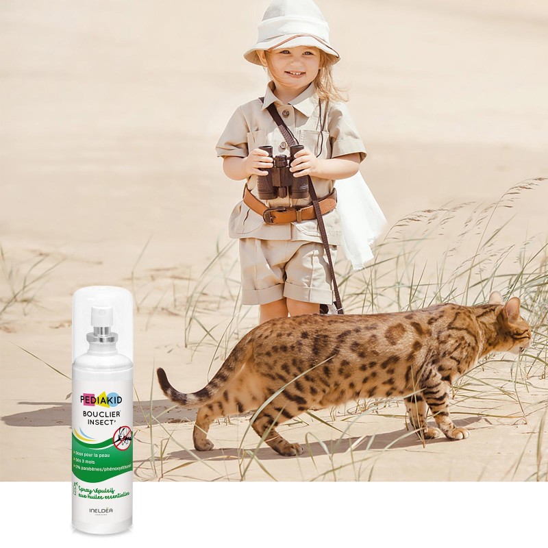 PEDIAKID® BOUCLIER INSECT - 8H action PEDIAKID® BOUCLIER INSECT - 8H action