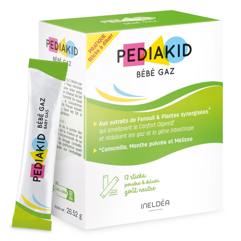 PEDIAKID® BEBE GAZ - For better intestinal comfort PEDIAKID® BEBE GAZ - For better intestinal comfort