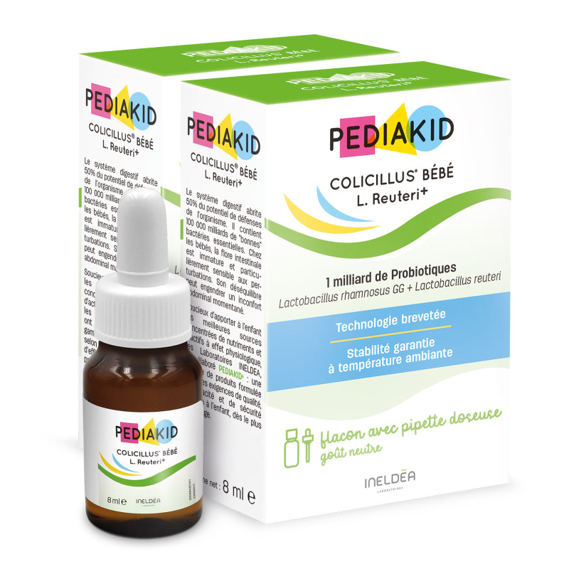 Pediakid Colicillus® Bébé L. Reuteri+ - Complément alimentaire bébé - Lot de 2