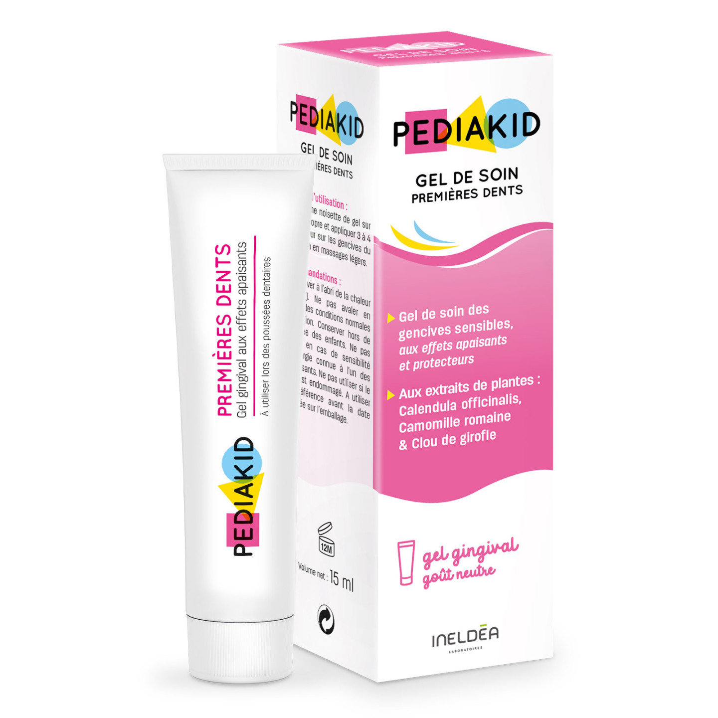 PEDIAKID® Gel de soin Premières Dents - Apaise les poussées dentaires
