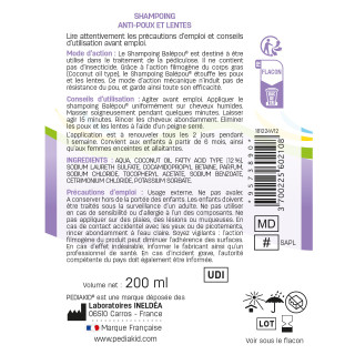 PEDIAKID® Balépou Shampoing - Le réflexe naturel pour lutter efficacement contre les poux PEDIAKID® Balépou Shampoing - Le réflexe naturel pour lutter efficacement contre les poux