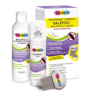 Traitement Complet Balépou® Anti-poux et Lentes Traitement Complet Balépou® Anti-poux et Lentes