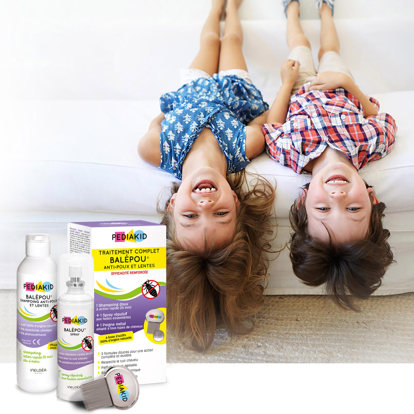 Traitement Complet Balépou® Anti-poux et Lentes