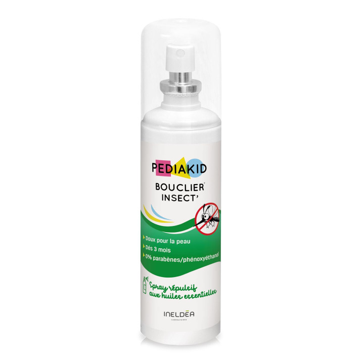 PEDIAKID® Bouclier INSECT - 8H d'efficacité - Spray répulsif de 100 ml