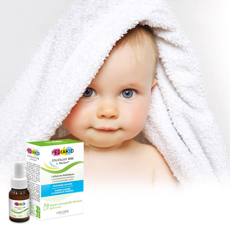 PEDIAKID® Colicillus® Bébé L. Reuteri+ - Helps reduce abdominal cramps PEDIAKID® Colicillus® Bébé L. Reuteri+ - Helps reduce abdominal cramps