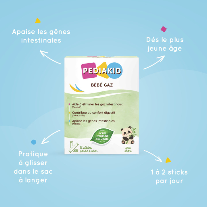 PEDIAKID® BEBE GAZ - For better intestinal comfort