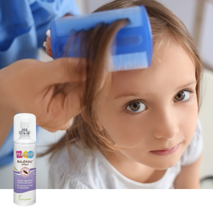 PEDIAKID® Balépou Spray - Le réflexe naturel  pour lutter efficacement contre les poux