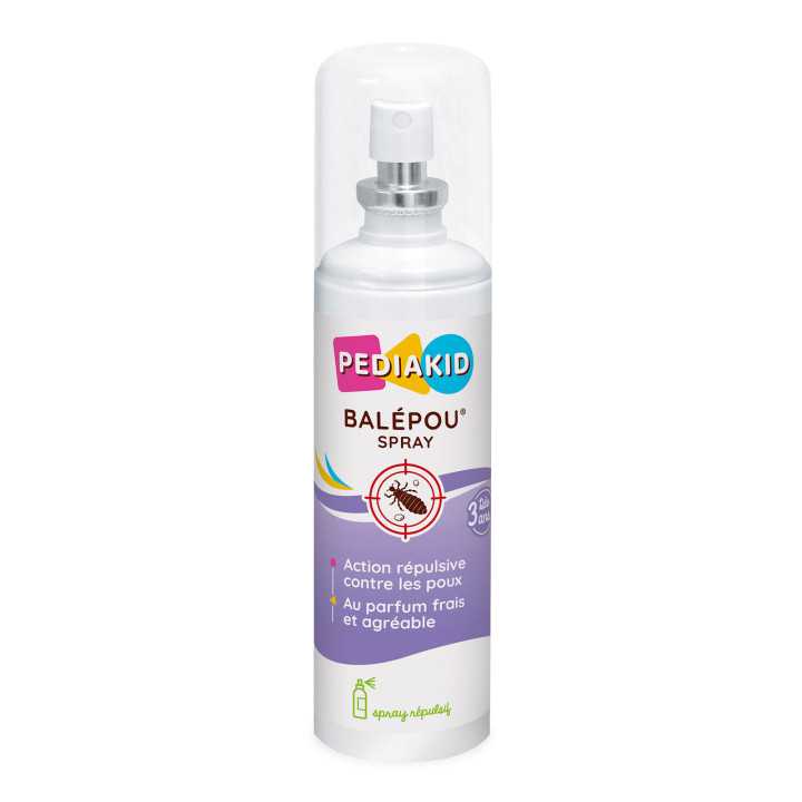 PEDIAKID® Balépou Spray - Le réflexe naturel  pour lutter efficacement contre les poux
