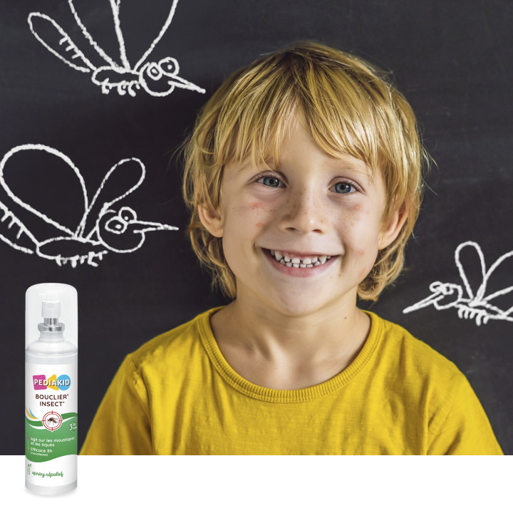 PEDIAKID® Bouclier INSECT - 8H d'efficacité - Spray répulsif de 100 ml
