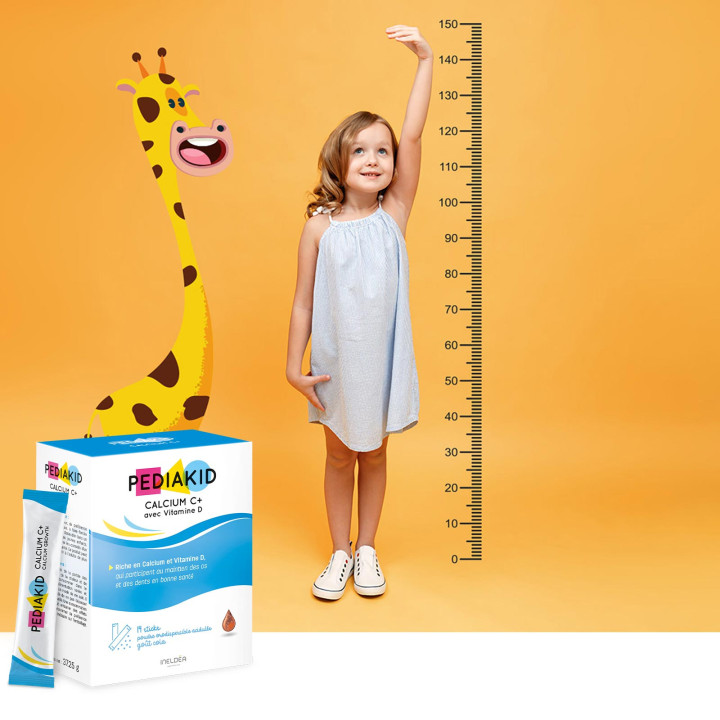 PEDIAKID® CALCIUM C+ - Maintien du Capital osseux - Etui de 14 sticks