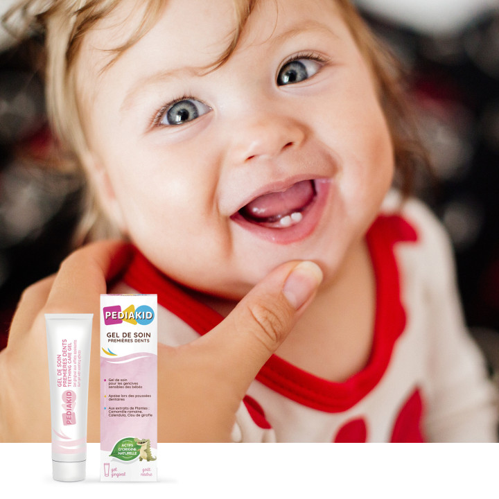 PEDIAKID® Gel de soin Premières Dents - Soothes dental growth