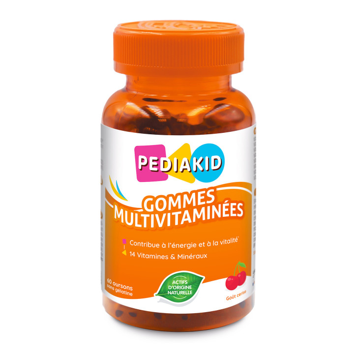 PEDIAKID® Gommes Multivitaminées - 60 gummies