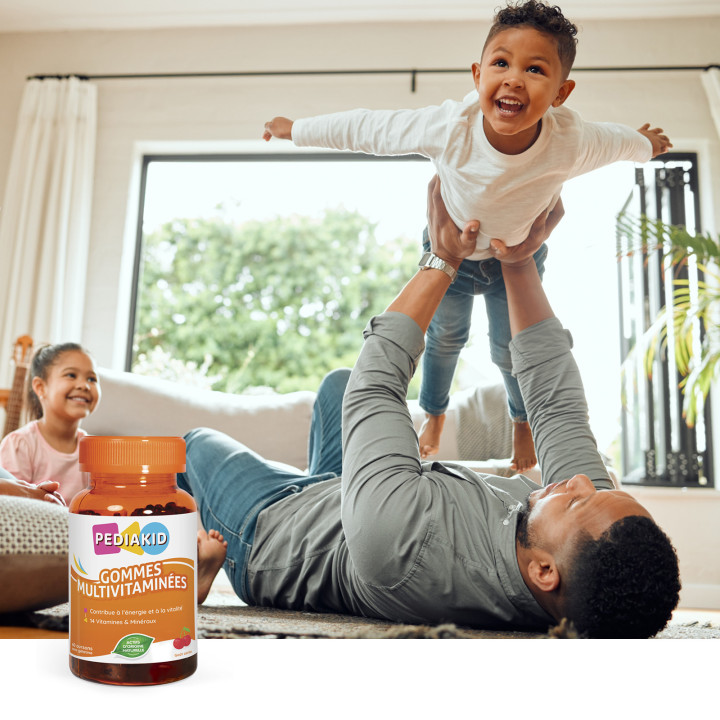 PEDIAKID® Gommes Multivitaminées - 60 gummies