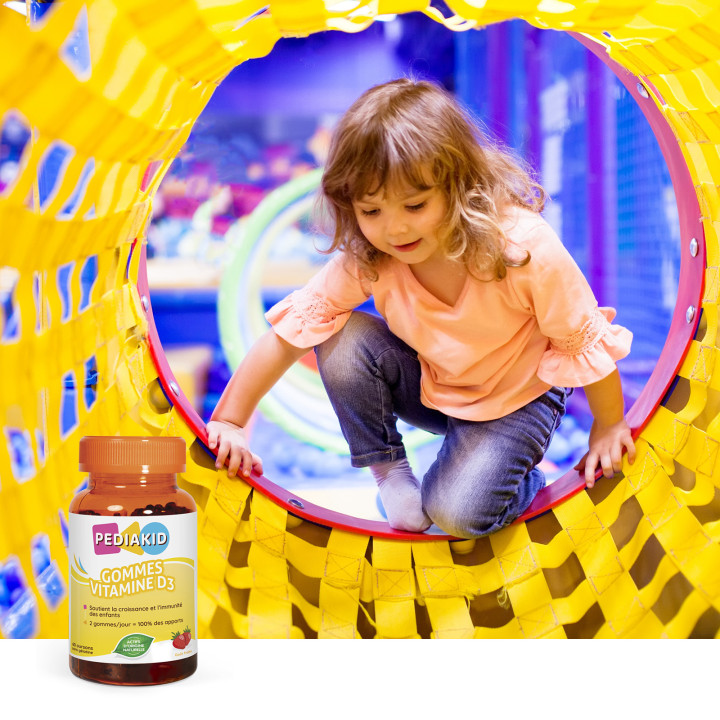 PEDIAKID® Gommes Vitamine D3 - Optimise les apports en Vitamine D