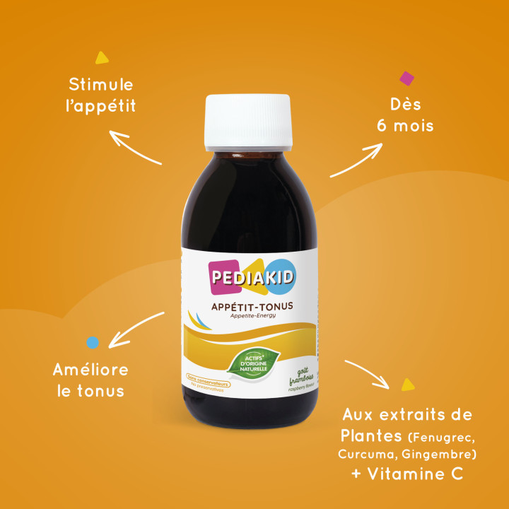 PEDIAKID® APPETIT-TONUS - Contribue à stimuler l'appétit