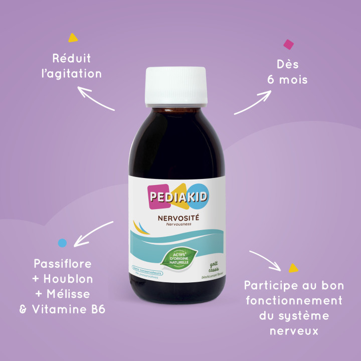 PEDIAKID® NERVOSITE - Favorise l'apaisement et réduit l'agitation