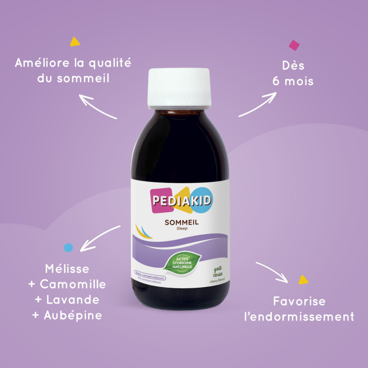 PEDIAKID® SOMMEIL - Favorise l'endormissement - Flacon 125 ou 250ml