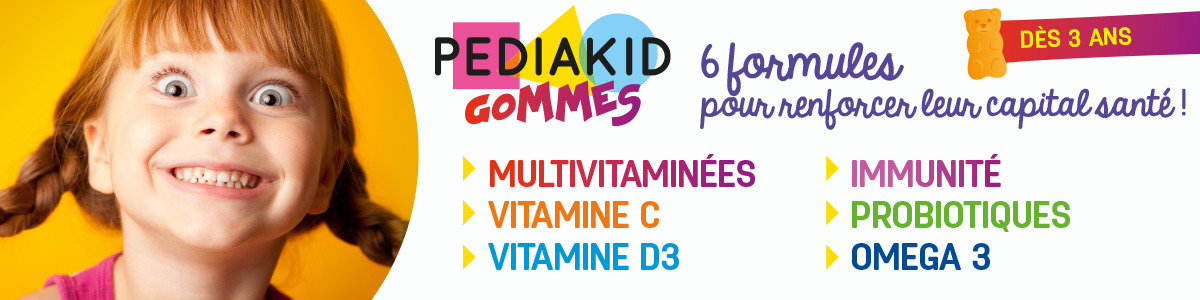 Pediakid - On met la gomme pour renforcer l'immunité des kids ! Nos Gommes  Immunité sont élaborées à base de pectine de pomme 🍏 : une formule  pratique, ludique et naturelle composée